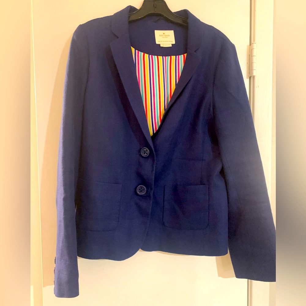 Kate Spade navy blue blazer 14. Super cute w/ large buttons it’s in great shape